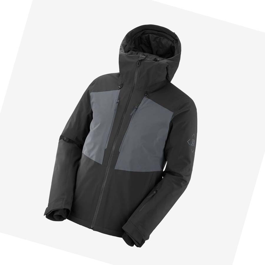 Chaquetas Salomon HIGHLAND INSULATED Hombre Negros | MX 3298ZUT